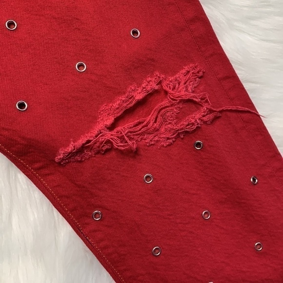 Citizens of Humanity Red Denim Jeans - Picture 6 of 11